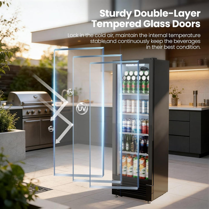 Kismile 9 Cu.Ft Commercial Refrigerator DC58255H1 - Kismile