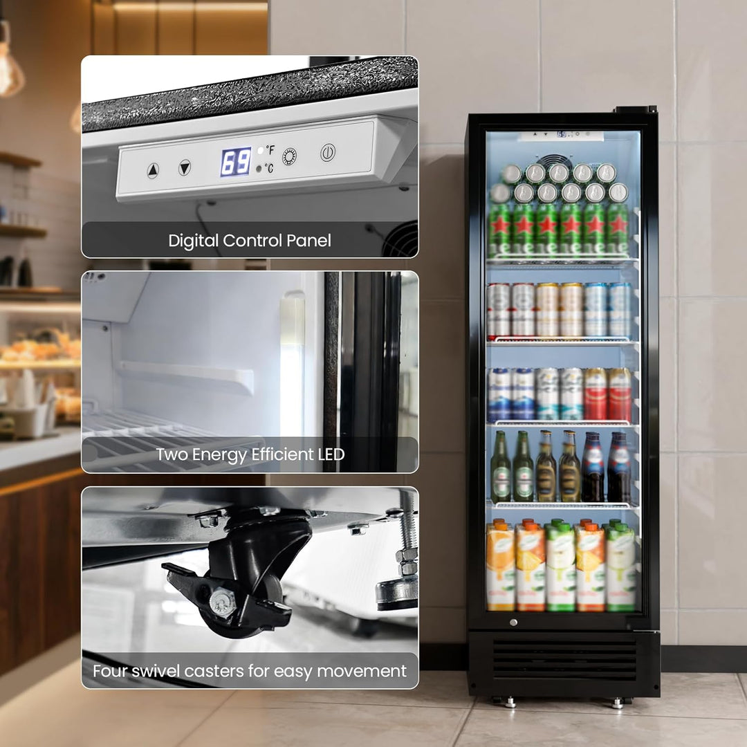 Kismile 9 Cu.Ft Commercial Refrigerator DC58255H1 - Kismile