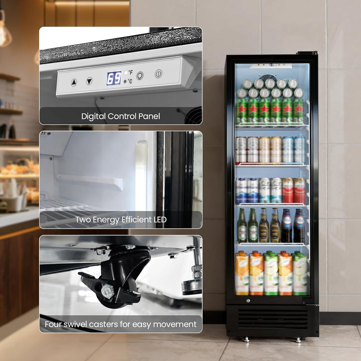 Kismile 9 Cu.Ft Commercial Refrigerator DC58255H1 - Kismile