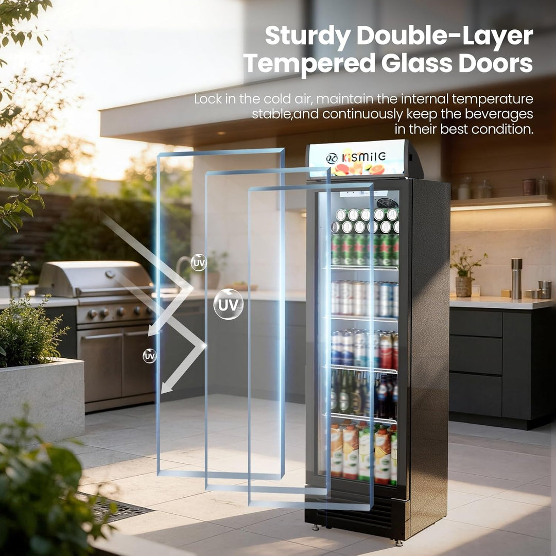 Kismile 9 Cu.Ft Commercial Refrigerator DC58255H1 - Kismile