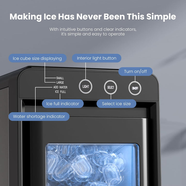 Kismile Clear Square Ice Cubes Maker 58003RIM0 - Kismile