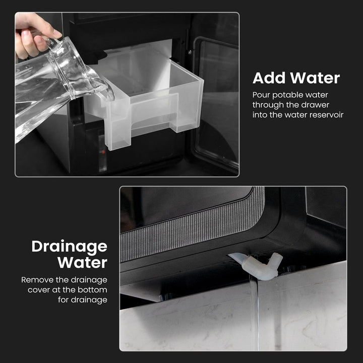 Kismile Clear Square Ice Cubes Makers 58003RIM0 - Kismile