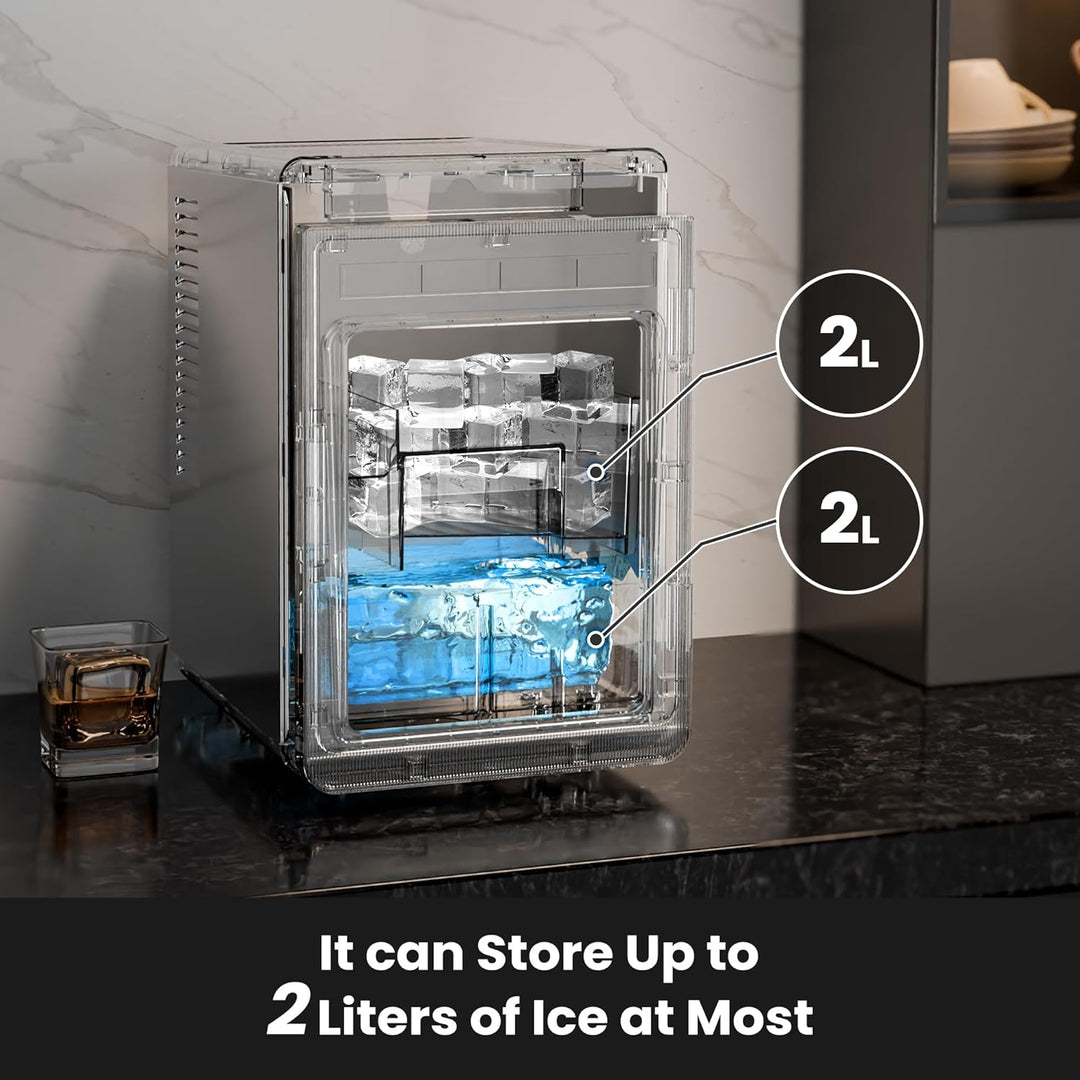 Kismile Clear Square Ice Cubes Makers 58003RIM0 - Kismile