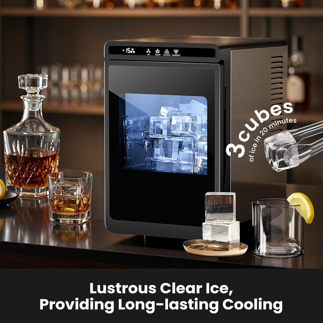 Kismile Clear Square Ice Cubes Makers 58003RIM0 - Kismile