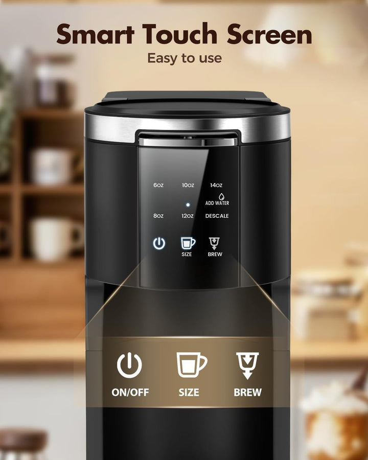 Kismile Coffee Maker, Programmable Drip Coffee Makers ,Timer, Self - cleaning,Stainless Steel - Kismile