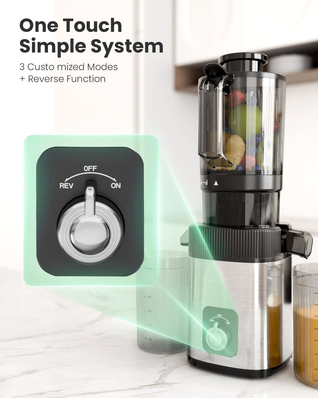 Kismile Cold Press Juicer Machine 27901KJU0 - Kismile