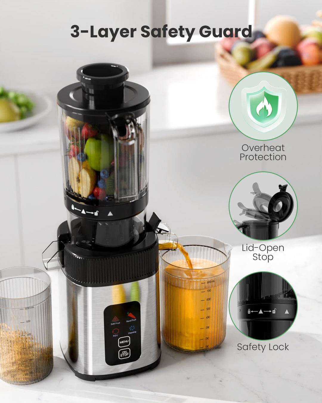 Kismile Cold Press Juicer Machine 27901KJU0 - Kismile