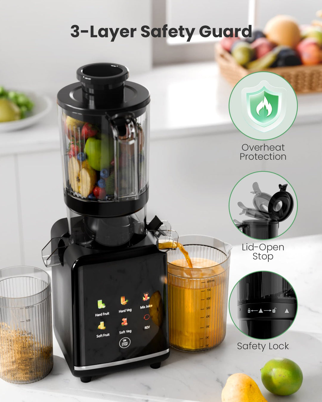 Kismile Cold Press Juicer Machine 27901KJU0 - Kismile