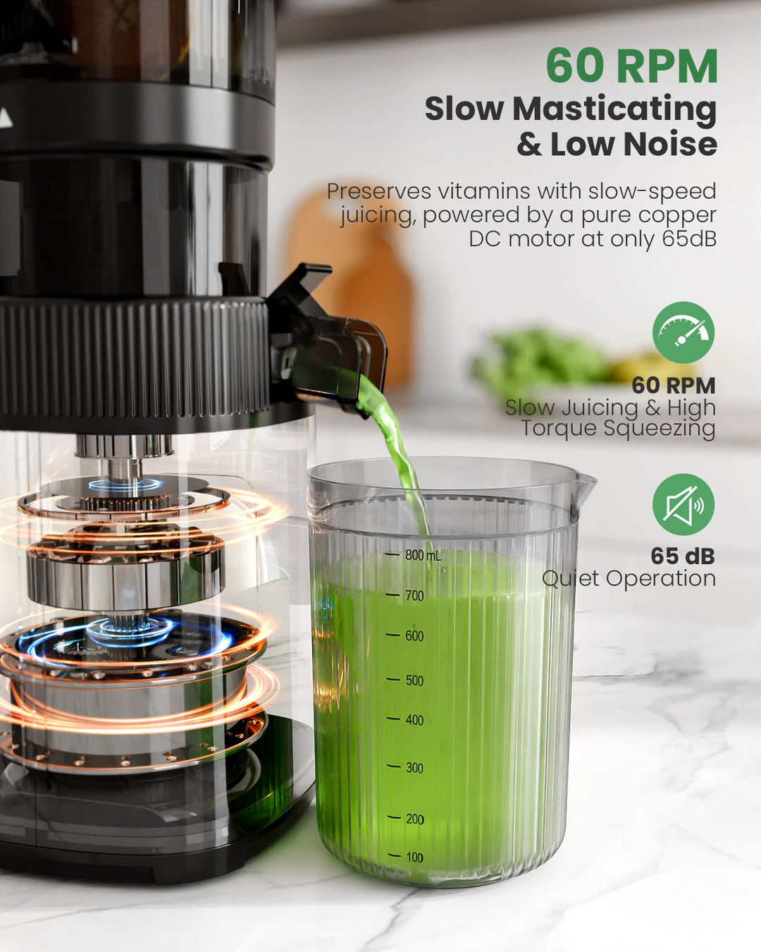 Kismile Cold Press Juicer Machine 27901KJU0 - Kismile