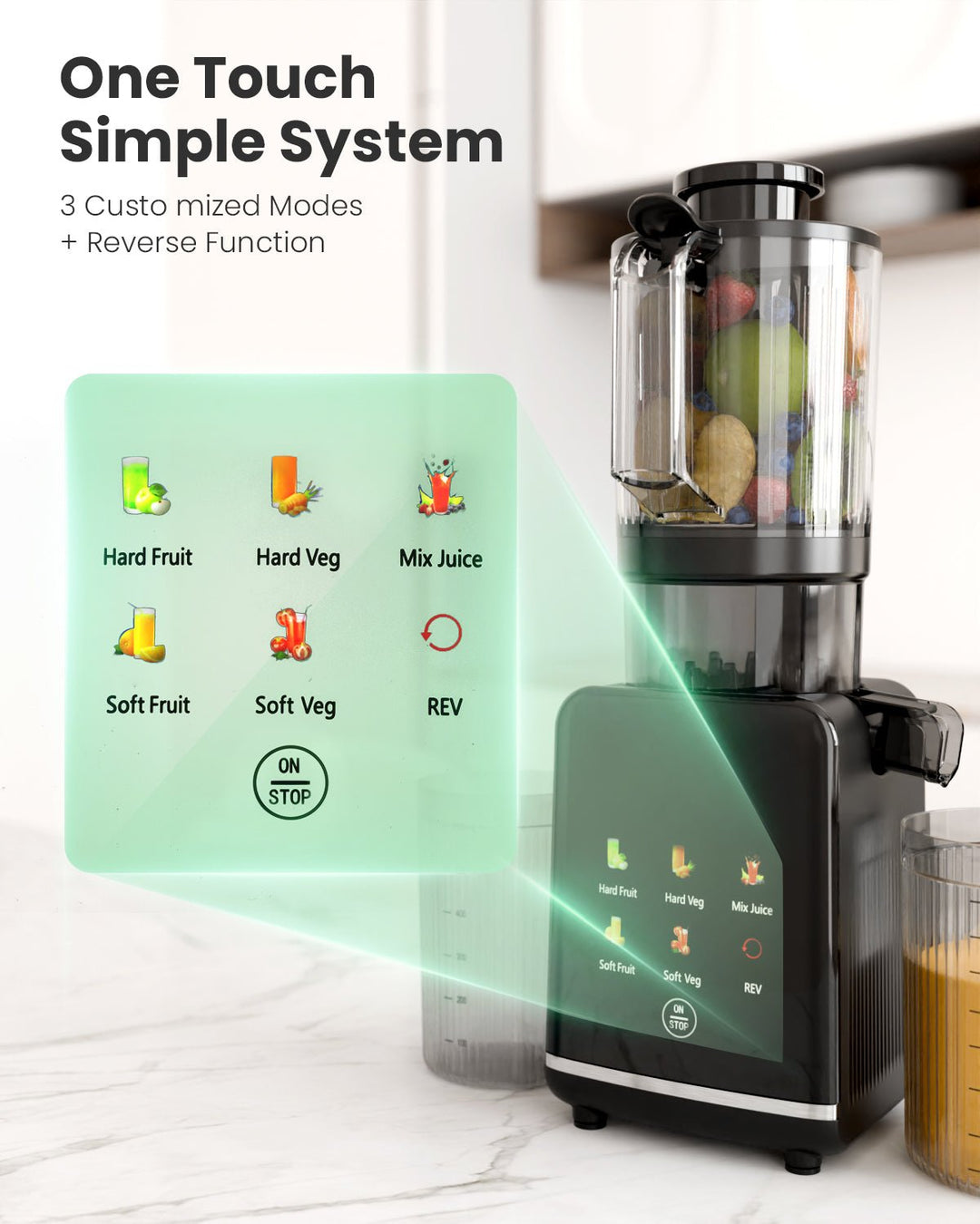 Kismile Cold Press Juicer Machine 27901KJU0 - Kismile