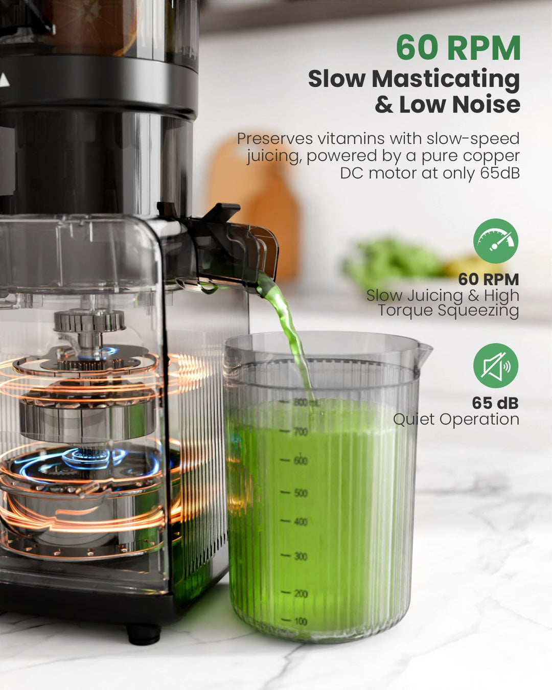 Kismile Cold Press Juicer Machine 27901KJU0 - Kismile