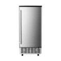 Kismile Commercial Built-in Ice Maker Machine,80Lbs/Day,Under Counter Ice Cube Maker with 24H Timer,Built-in Freestanding Ice Maker for Home & Office(Silver) - Kismile