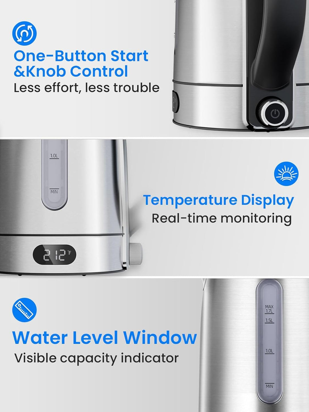 Kismile Electric Kettle KT6708 - Kismile