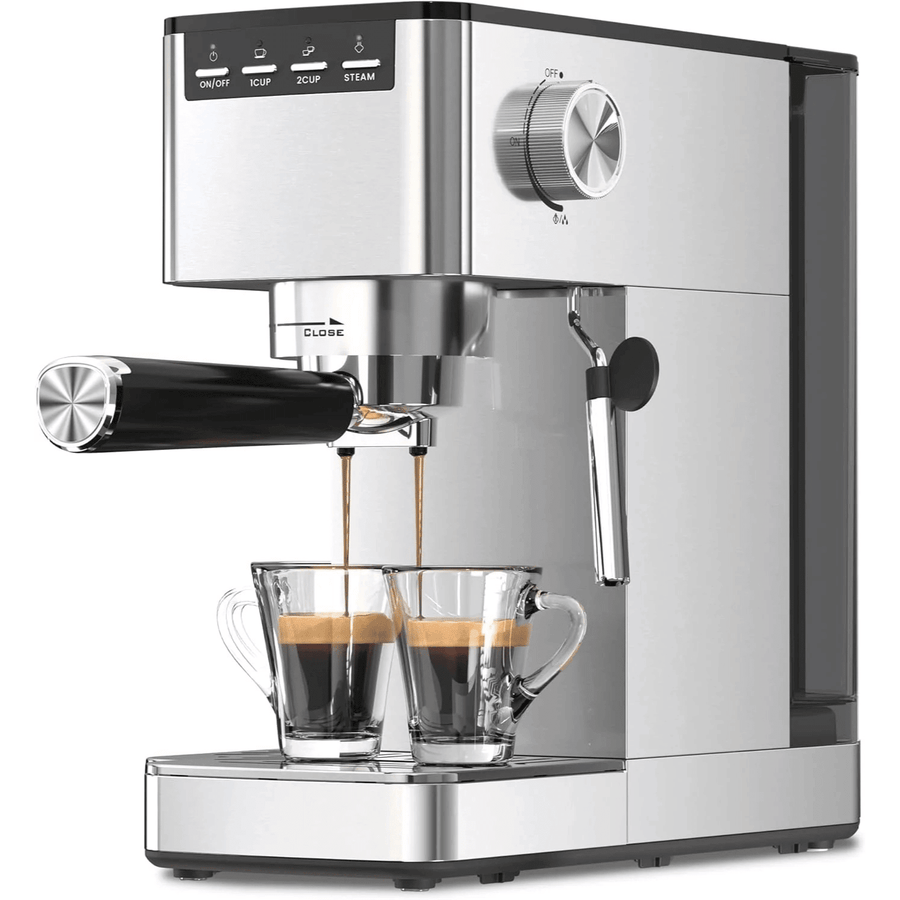 Kismile Espresso Coffee Maker Machine 20 Bar, with Milk Frother Steam Wand CM8032 - Kismile