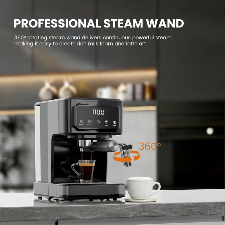 Kismile Espresso Machine with Grinder 80501KCM0 - Kismile