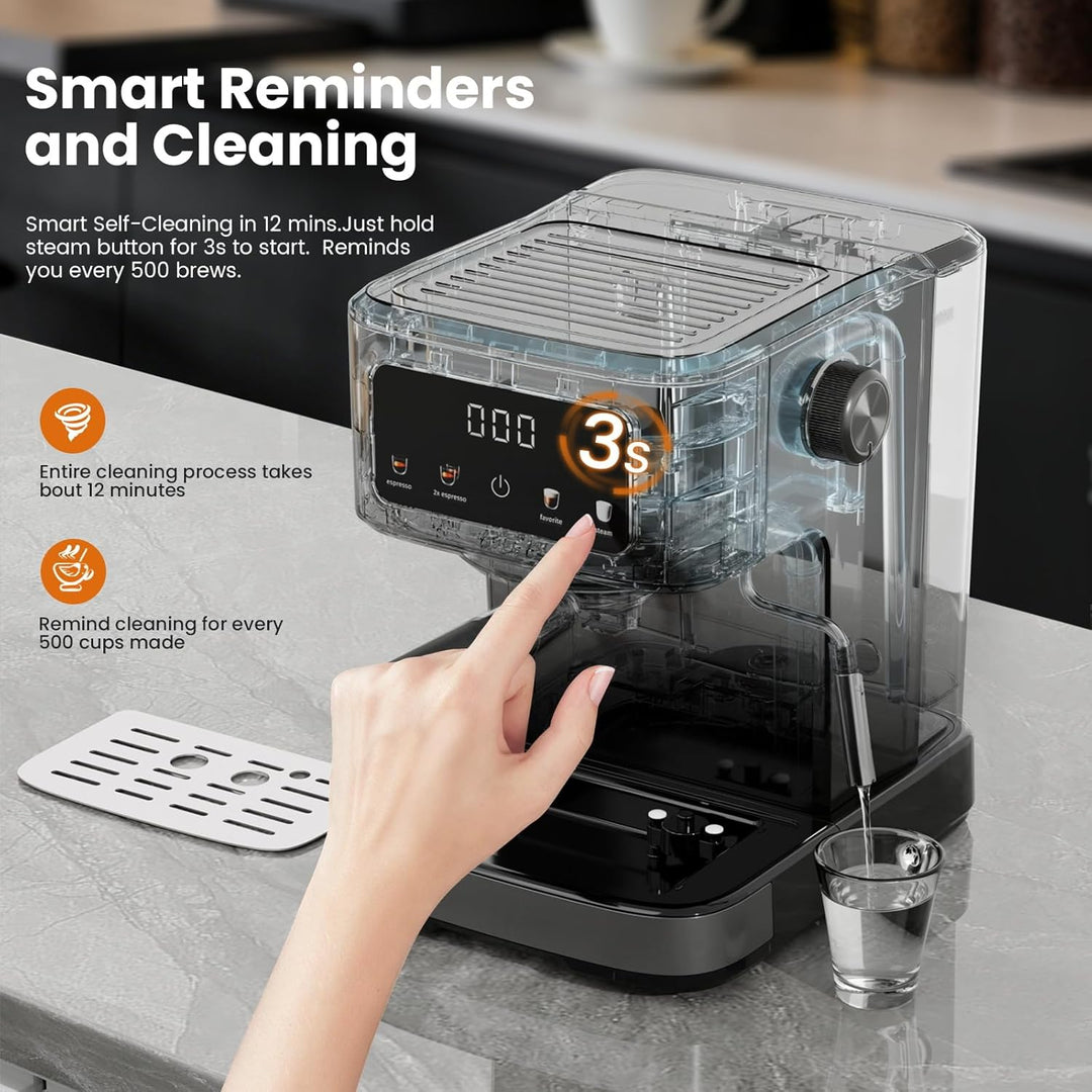 Kismile Espresso Machine with Grinder 80501KCM0 - Kismile