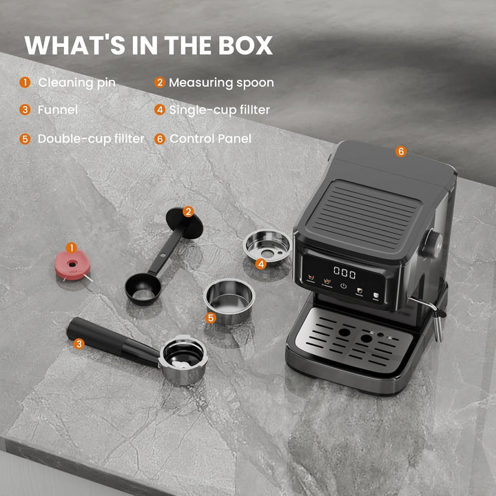 Kismile Espresso Machine with Grinder 80501KCM0 - Kismile