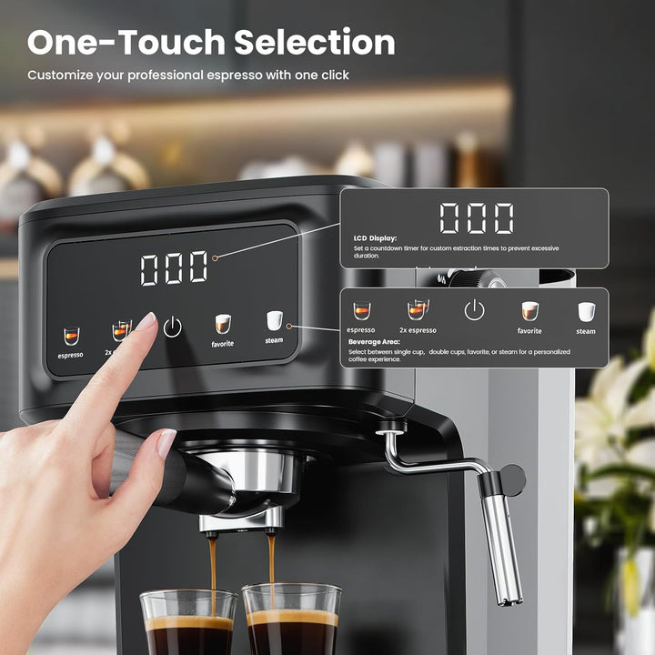 Kismile Espresso Machine with Grinder 80501KCM0 - Kismile