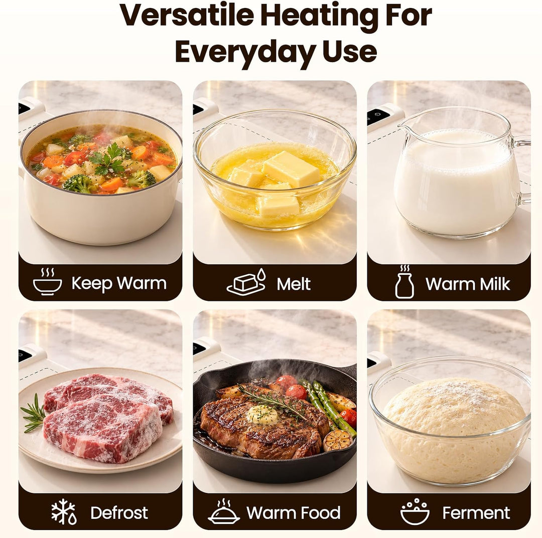 Kismile Extra Large 8-Plate Food Warming Mat WB2908 - Kismile