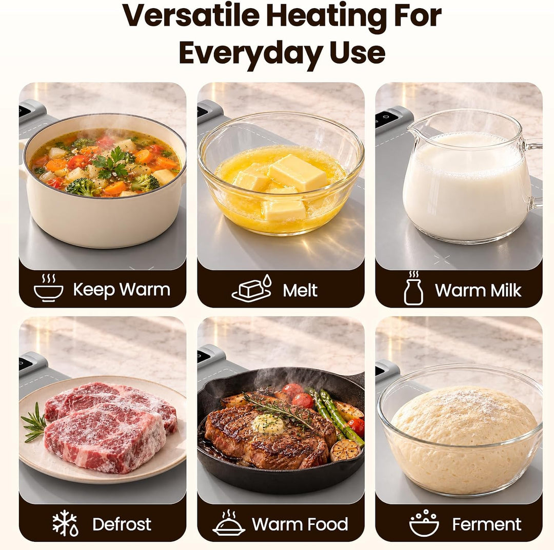 Kismile Extra Large 8-Plate Food Warming Mat WB2908 - Kismile