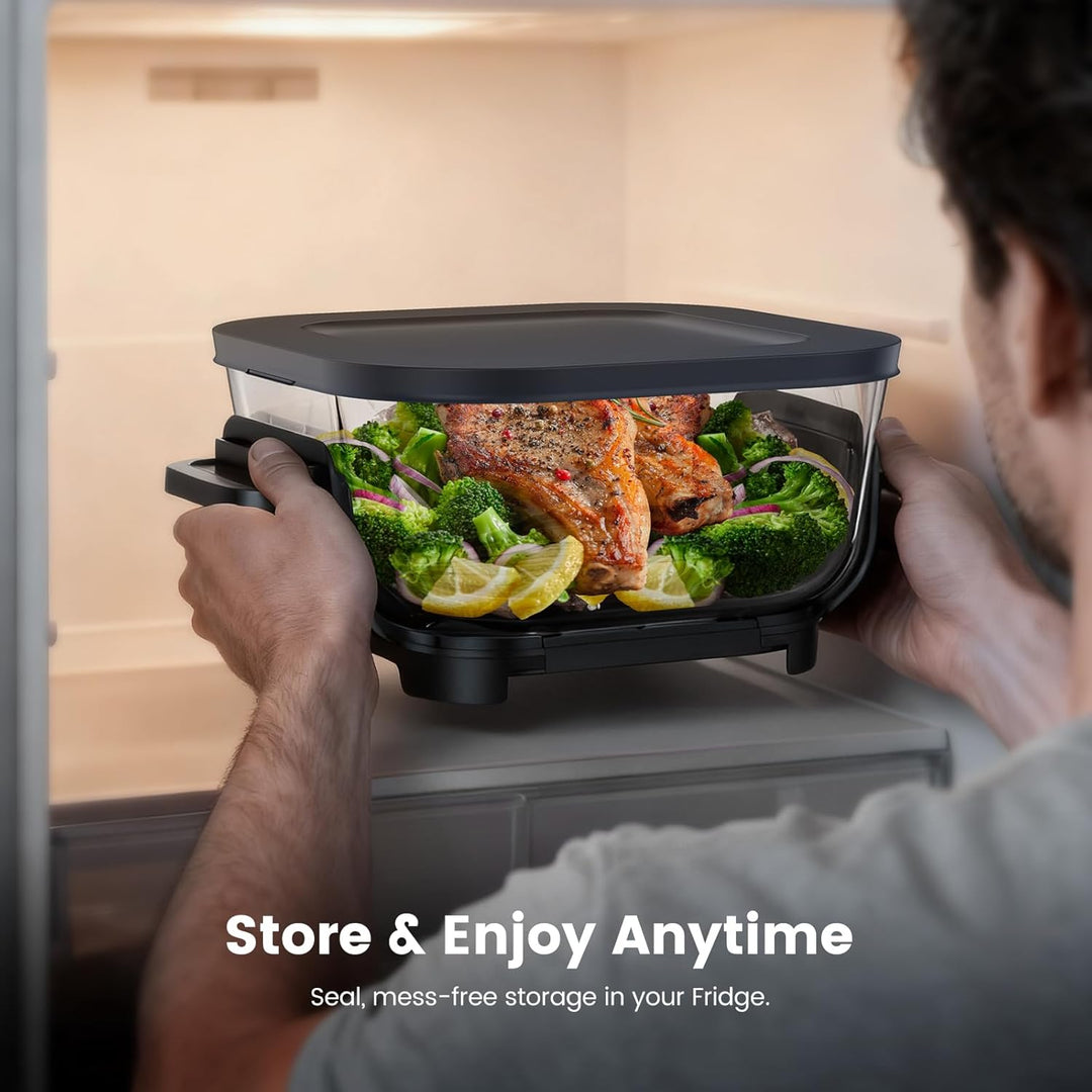 Kismile Glass Air Fryer Non Toxic 12501KAF0 - Kismile