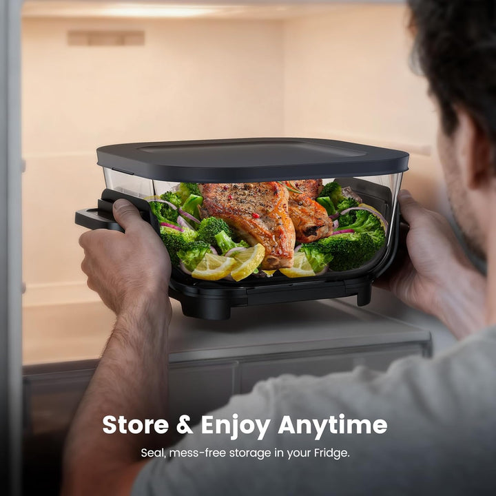 Kismile Glass Air Fryer Non Toxic 12501KAF0 - Kismile