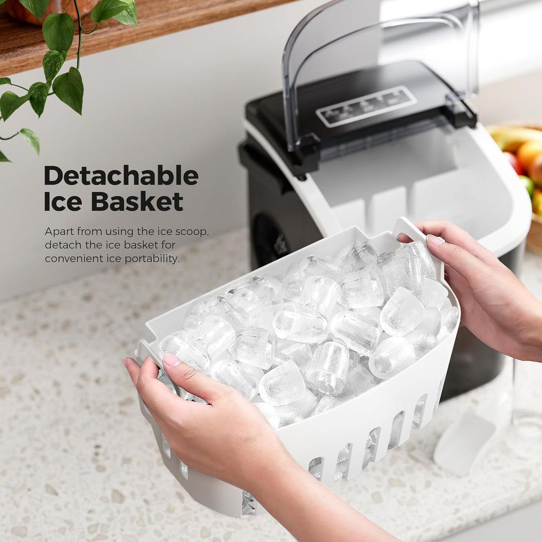 Kismile Ice Makers Countertop with Handle Z5812B - Kismile