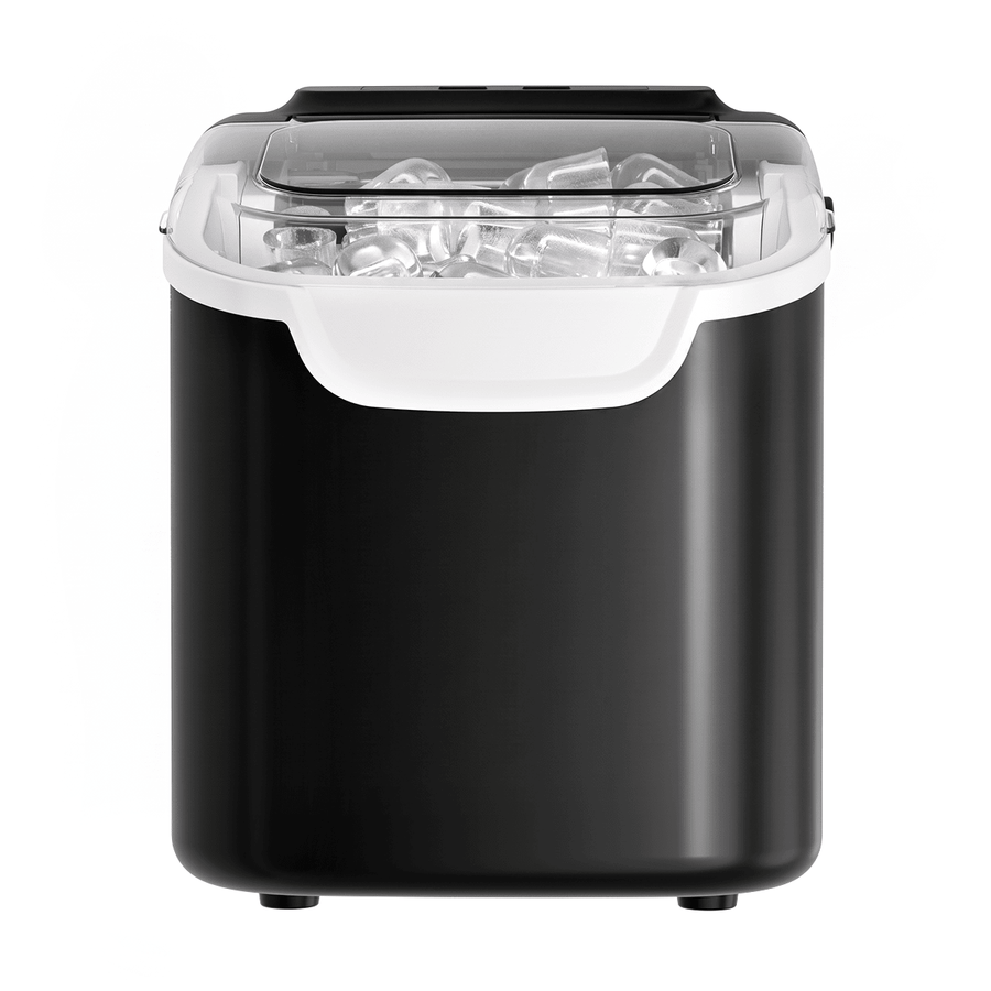 Kismile Ice Makers Countertop with Handle,8 Cubes in 6 Mins,Portable Ice Machine with Self-Cleaning for Home 58012RIM0 - Kismile