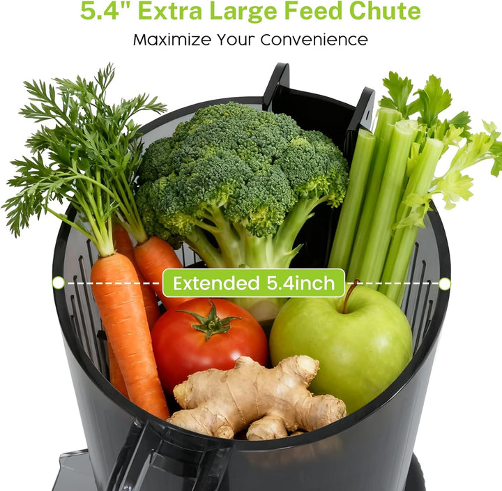 Kismile Juicer Machines with 5.4" Large Feed Chute 27120KJU0 - Kismile