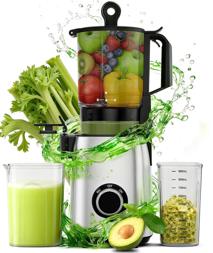 Kismile Juicer Machines with 5.4" Large Feed Chute 27120KJU0 - Kismile