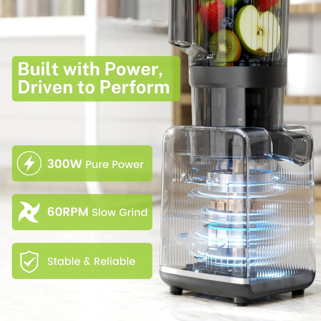 Kismile Juicer Machines with 5.4" Large Feed Chute 27120KJU0 - Kismile