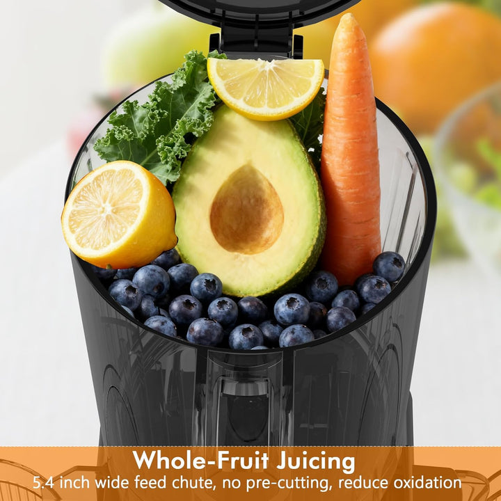 Kismile Juicer Machines with 5.4" Large Feed Chute 27120KJU0 - Kismile