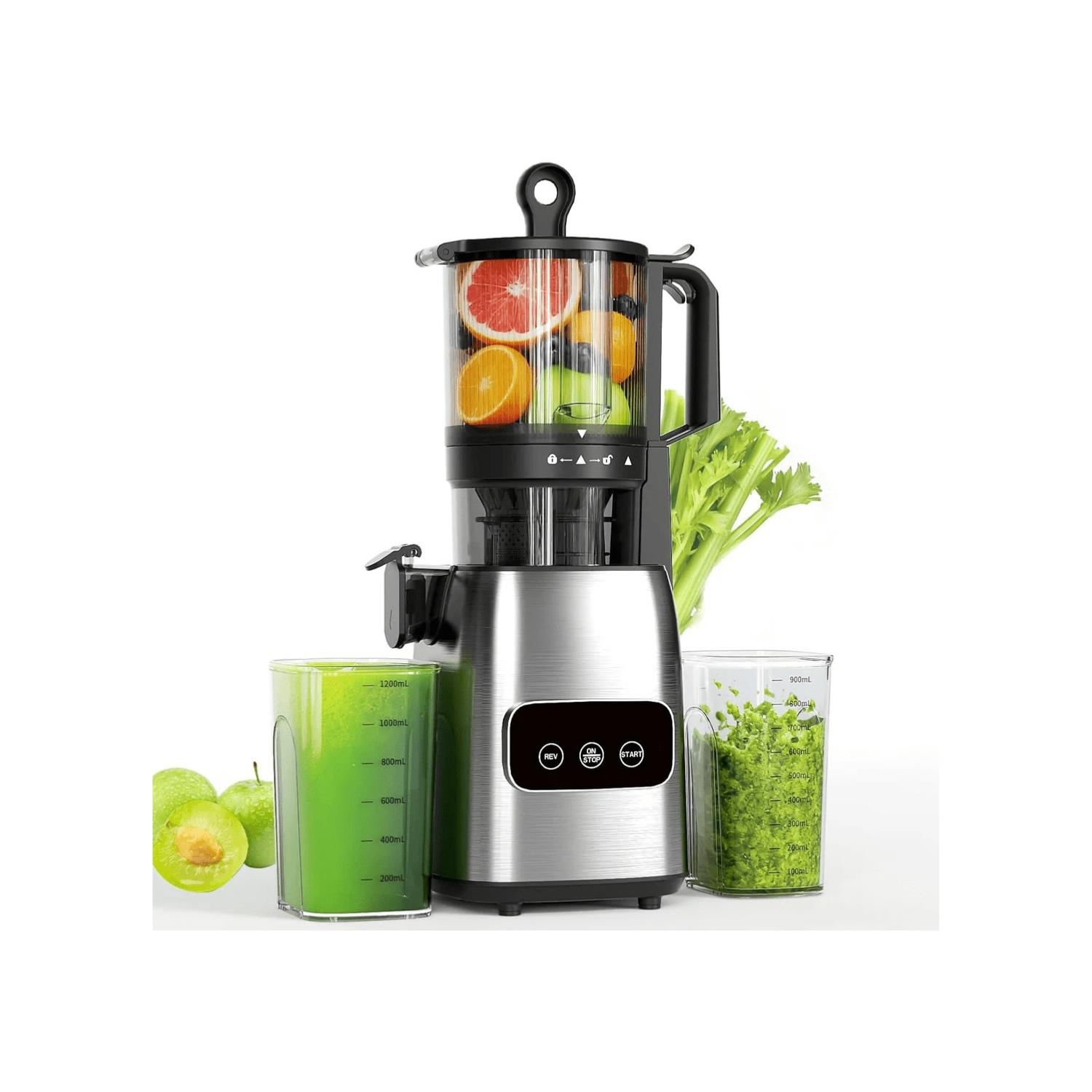 Kismile Juicer Machines with 5.4" Large Feed Chute 27120KJU0 - Kismile