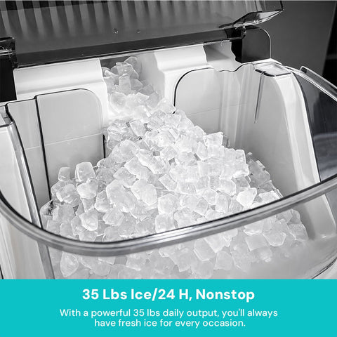 Kismile Nugget Countertop Ice Maker Z5815NB - Kismile