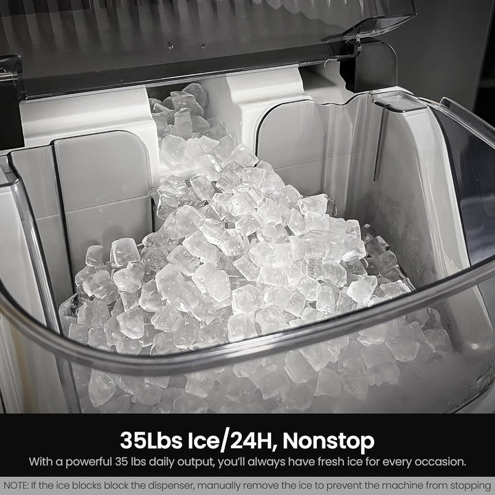 Kismile Nugget Countertop Ice Maker Z5815NB - Kismile