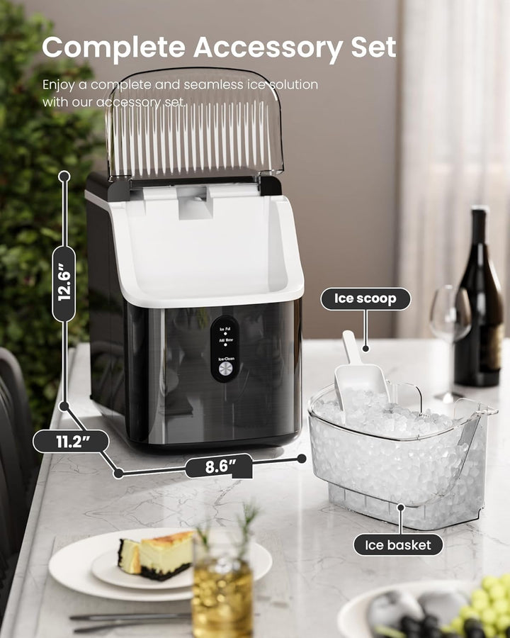 Kismile Nugget Countertop Ice Maker Z5815NB - Kismile