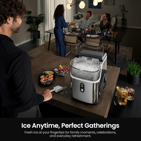Kismile Nugget Countertop Ice Maker Z5815NB - Kismile