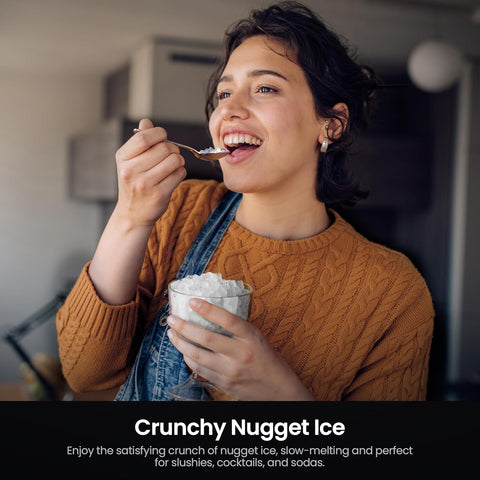 Kismile Nugget Countertop Ice Maker Z5815NB - Kismile