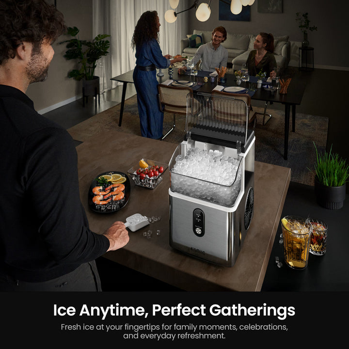 Kismile Nugget Ice Makers Countertop IM5815NB - Kismile
