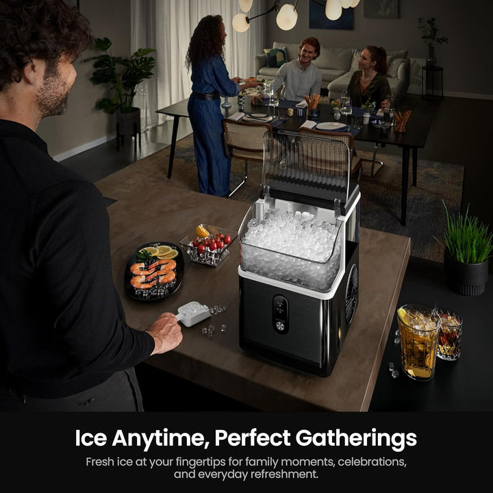 Kismile Nugget Ice Makers Countertop IM5815NB - Kismile