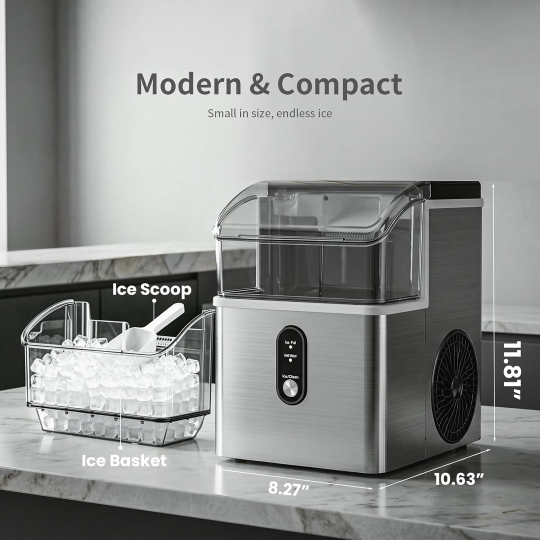 Kismile Nugget Ice Makers Countertop IM5815NB - Kismile