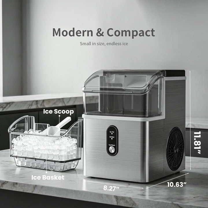 Kismile Nugget Ice Makers Countertop IM5815NB - Kismile