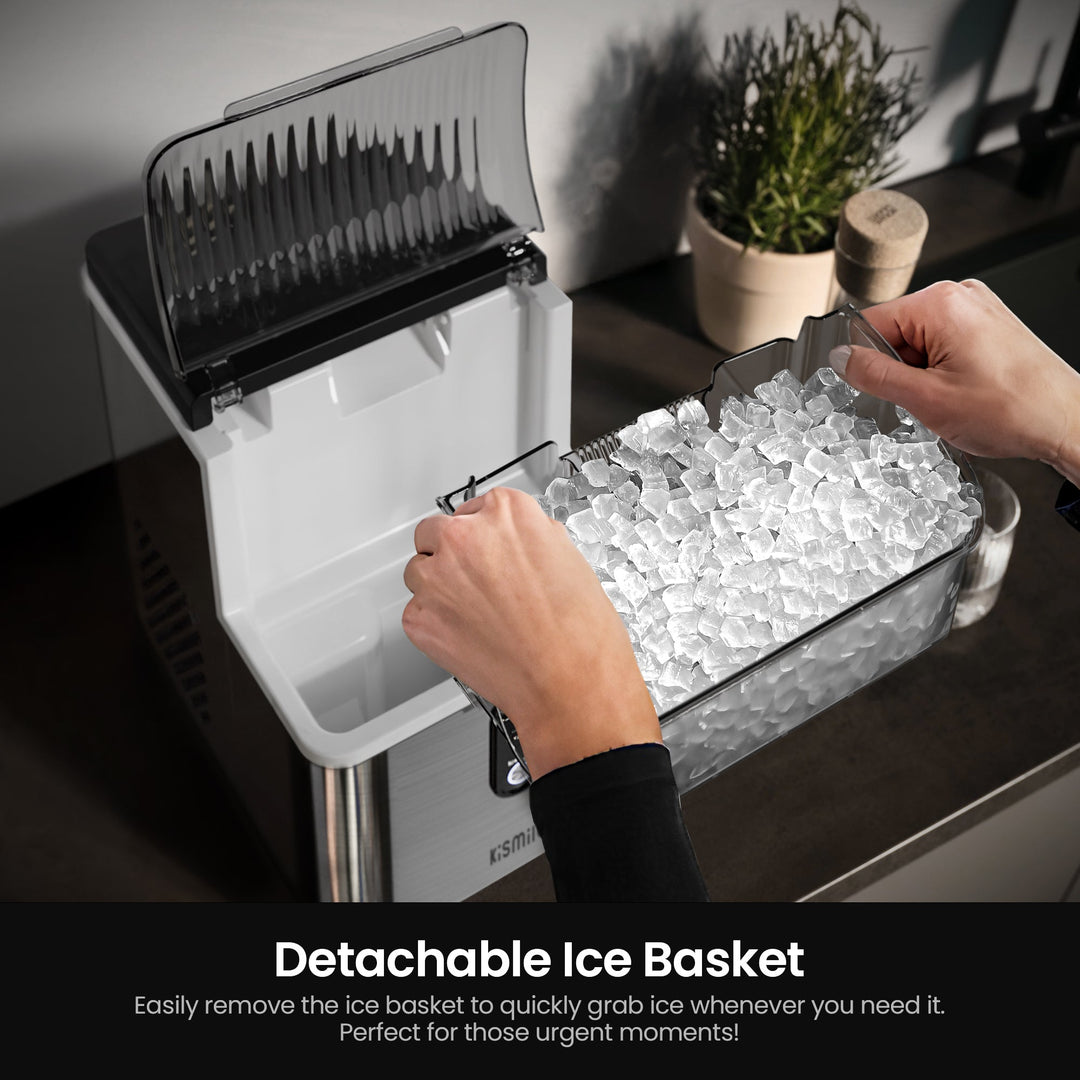 Kismile Nugget Ice Makers Countertop IM5815NB - Kismile