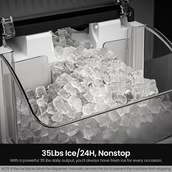 Kismile Nugget Ice Makers Countertop IM5815NB - Kismile