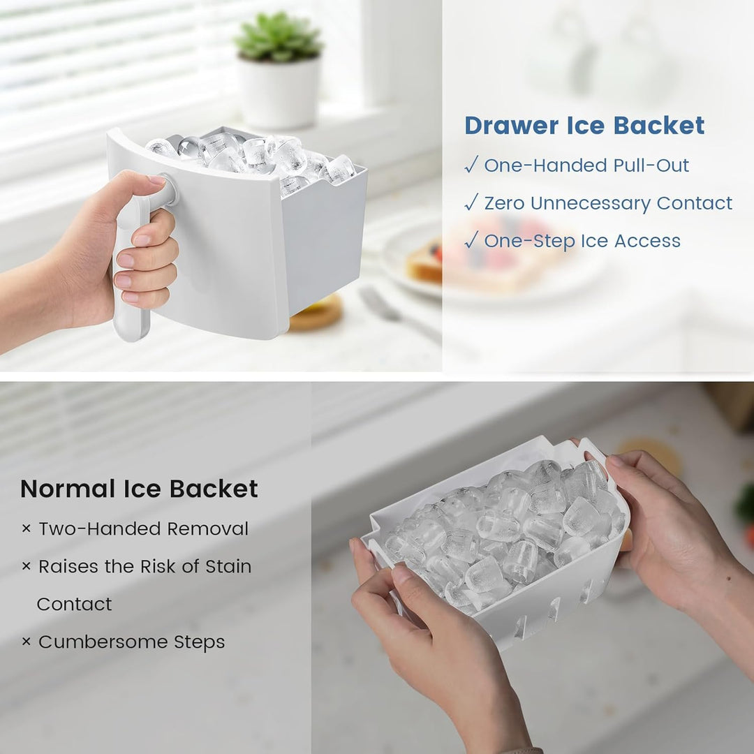 Kismile Portable Countertop Ice Maker 11015RIM0 - Kismile
