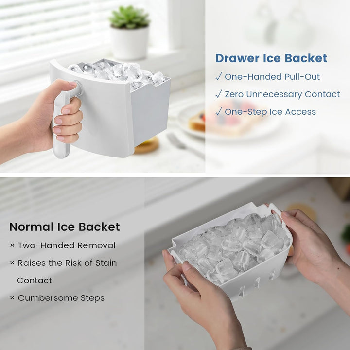 Kismile Portable Countertop Ice Maker 11015RIM0 - Kismile