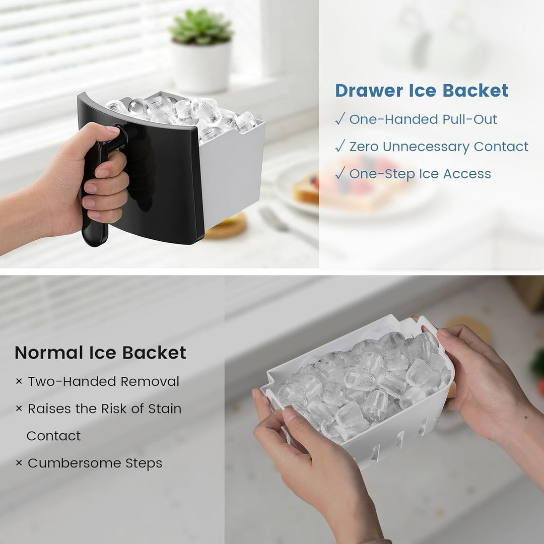 Kismile Portable Countertop Ice Maker 11015RIM0 - Kismile