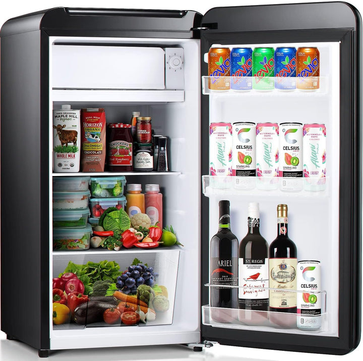 Kismile Retro Mini Fridge with Freezer F6891 - Kismile