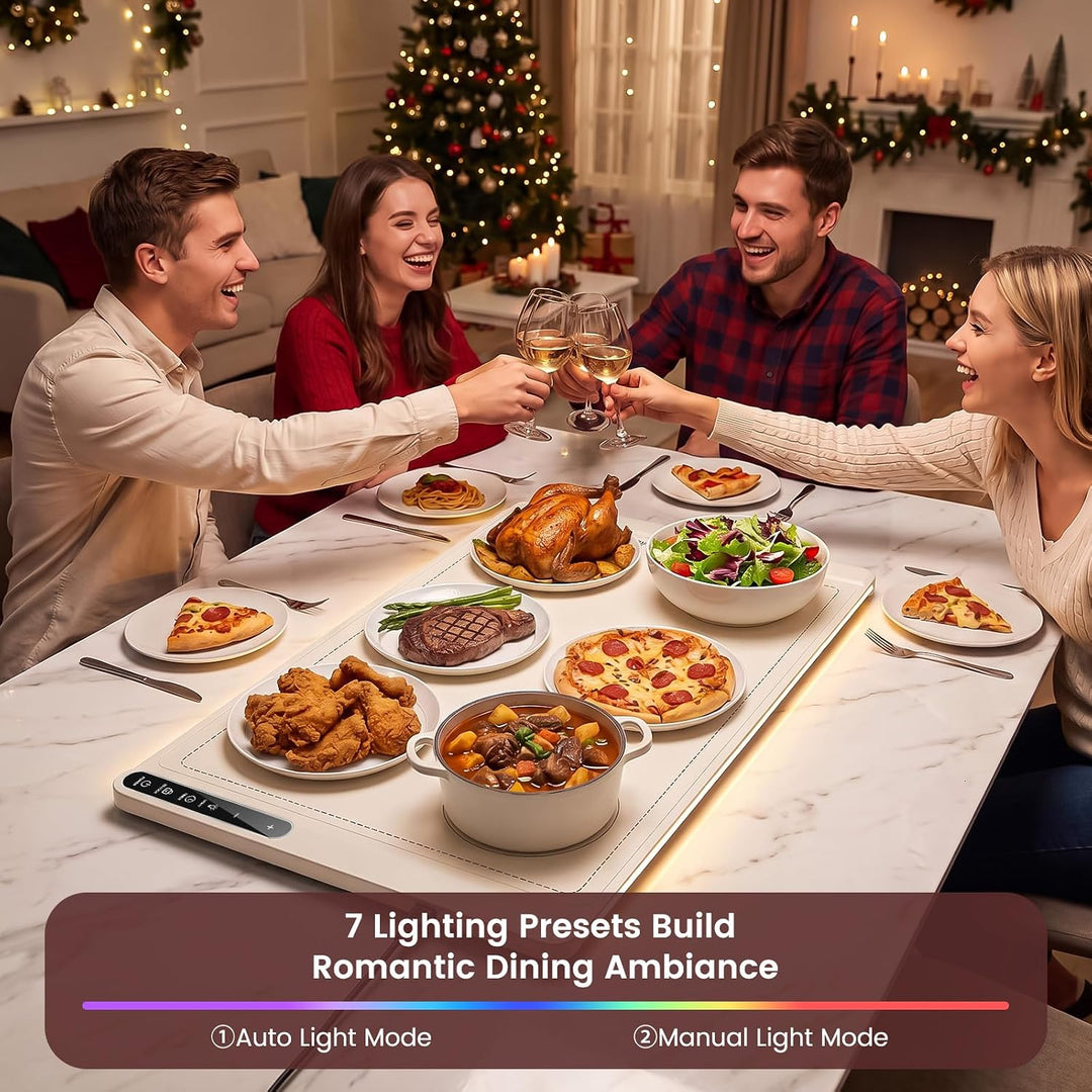 Kismile Rollable Silicone Warming Tray with LED Display WB2968 - Kismile