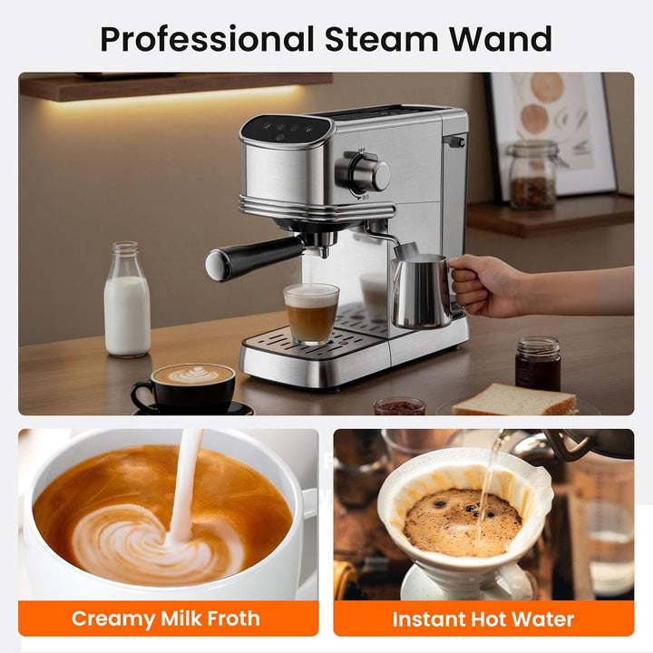 Kismile Stainless Steel Espresso Machine 94223KCM0 - Kismile